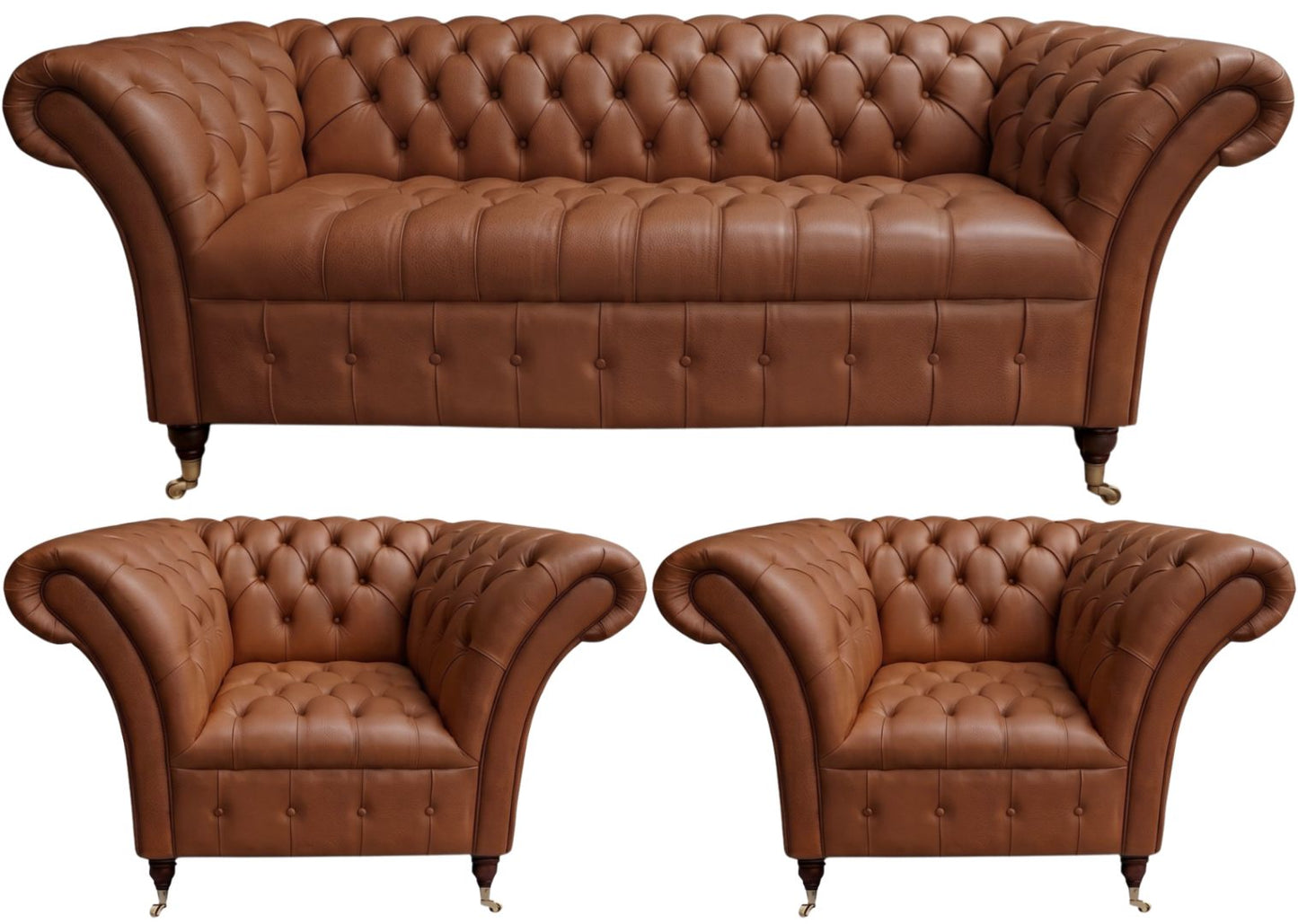 The Buckingham Chesterfield 3 Piece Suite