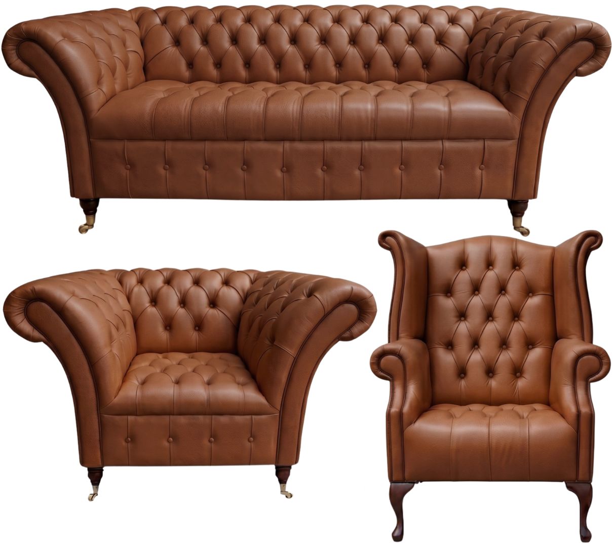 The Buckingham Chesterfield 3 Piece Suite