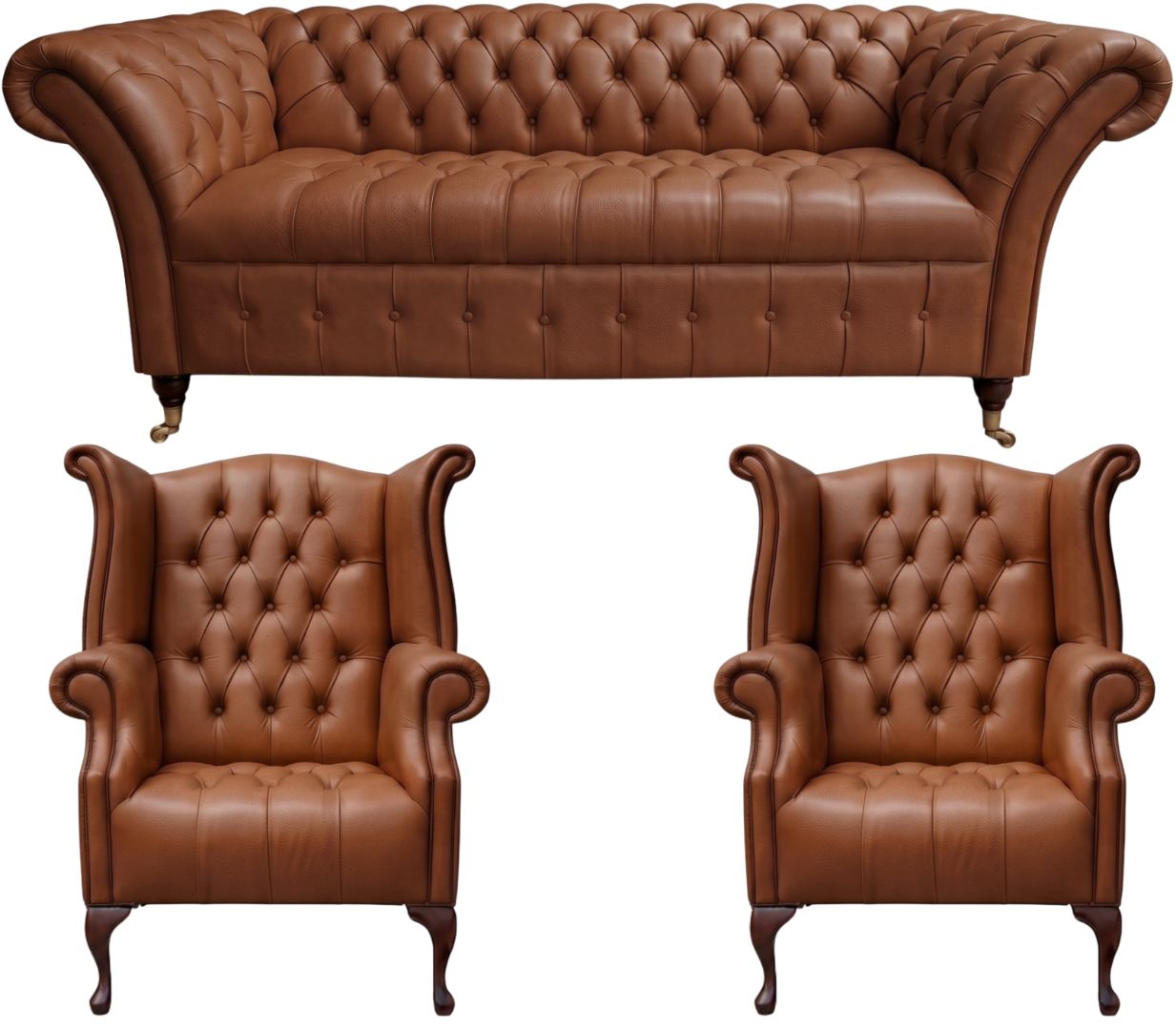 The Buckingham Chesterfield 3 Piece Suite