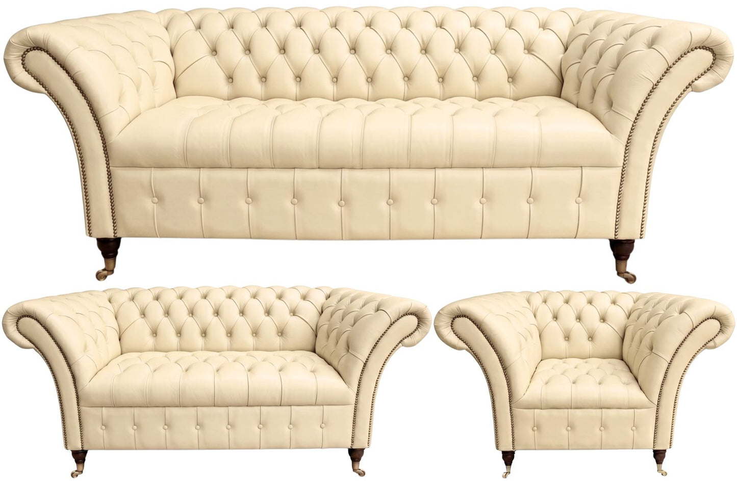 The Buckingham Chesterfield 3 Piece Suite