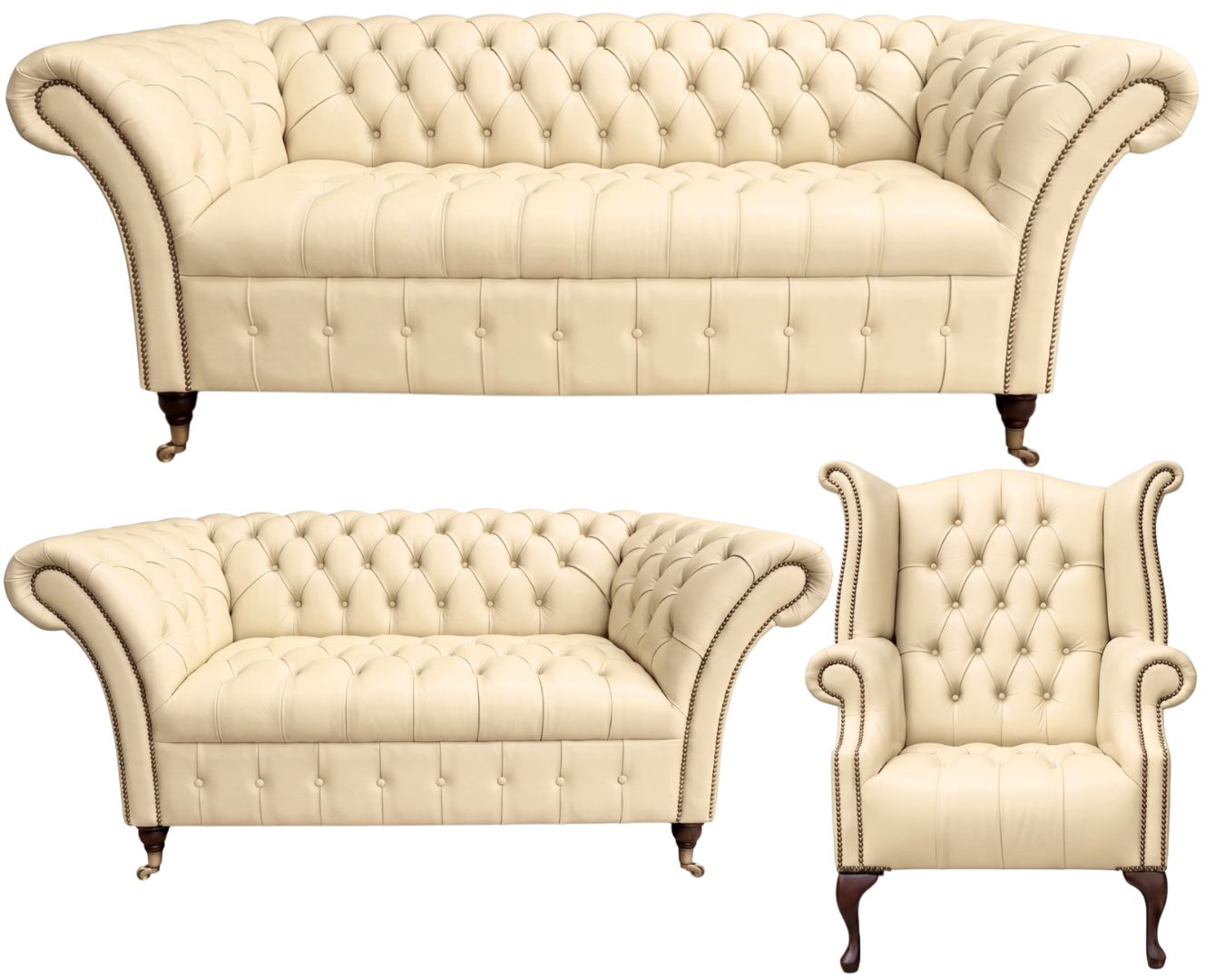 The Buckingham Chesterfield 3 Piece Suite