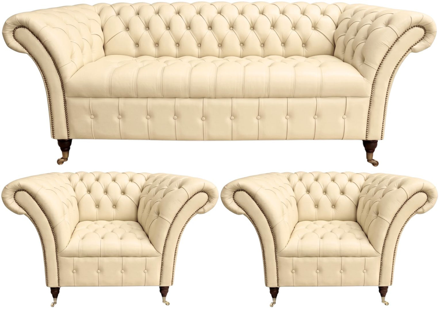 The Buckingham Chesterfield 3 Piece Suite