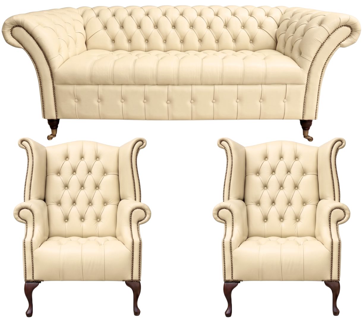 The Buckingham Chesterfield 3 Piece Suite