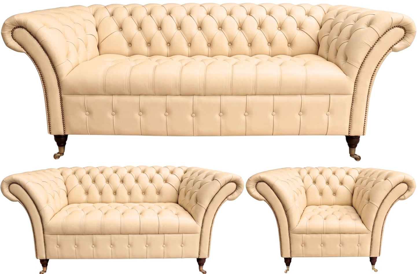 The Buckingham Chesterfield 3 Piece Suite