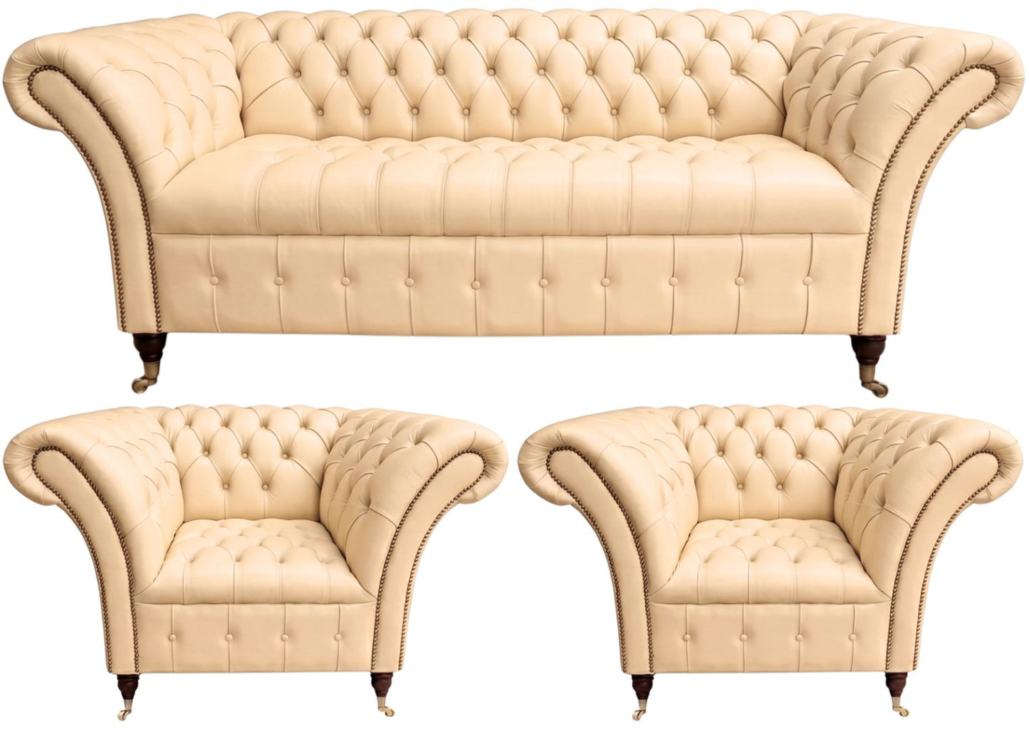 The Buckingham Chesterfield 3 Piece Suite