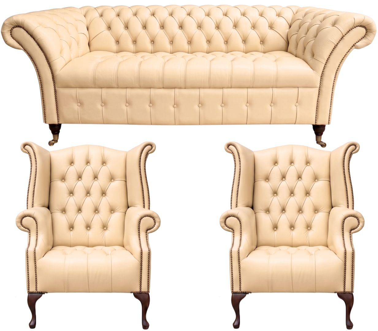 The Buckingham Chesterfield 3 Piece Suite