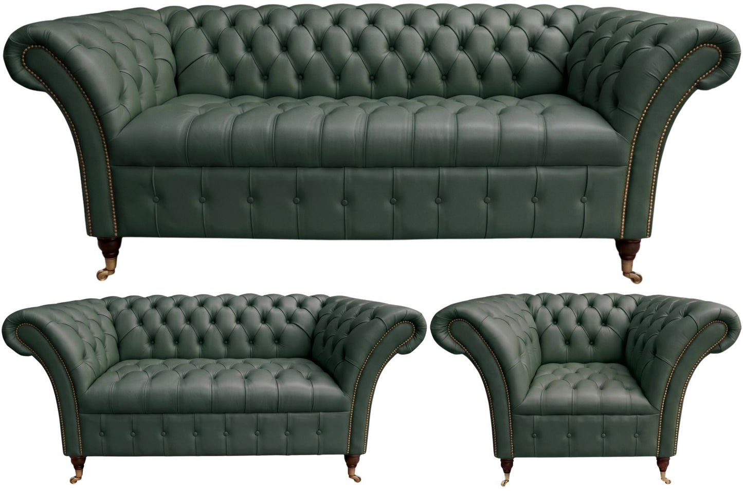 The Buckingham Chesterfield 3 Piece Suite