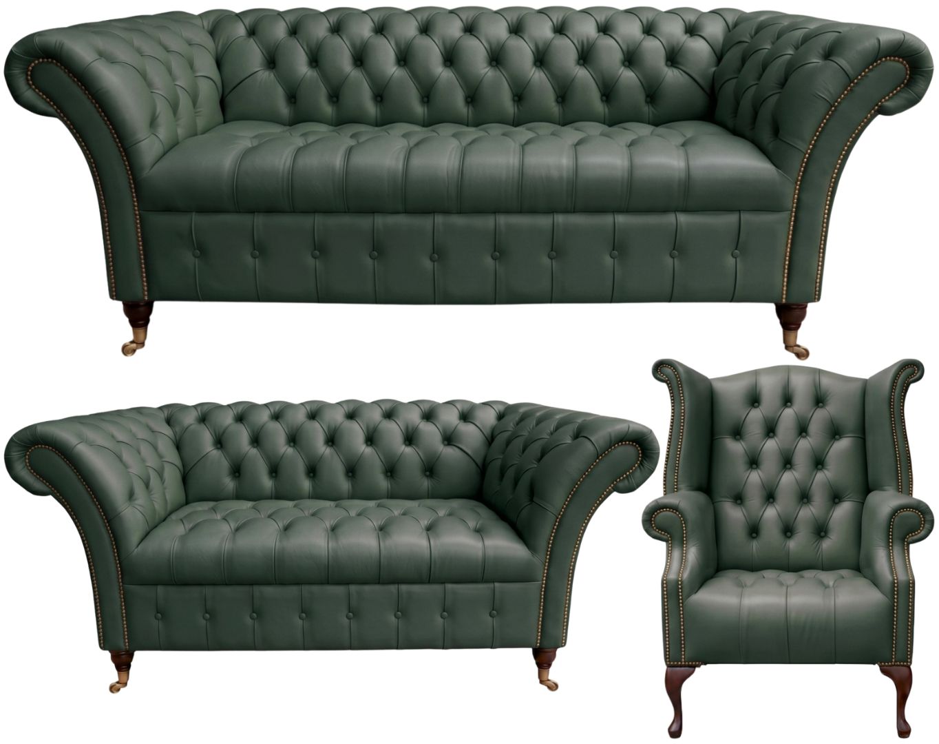 The Buckingham Chesterfield 3 Piece Suite