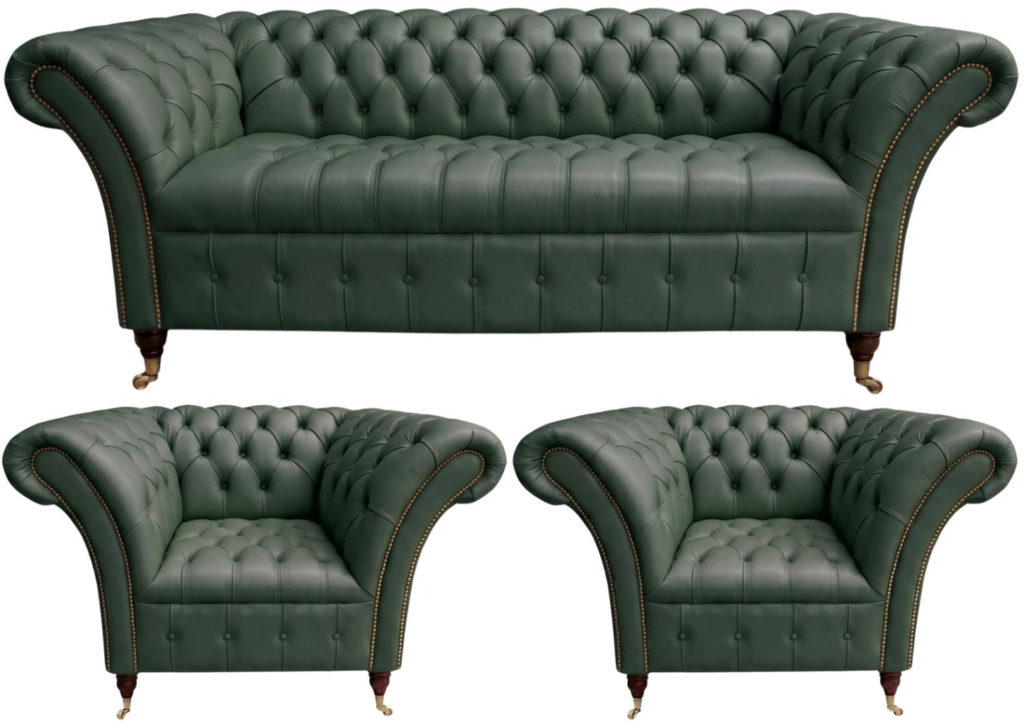 The Buckingham Chesterfield 3 Piece Suite