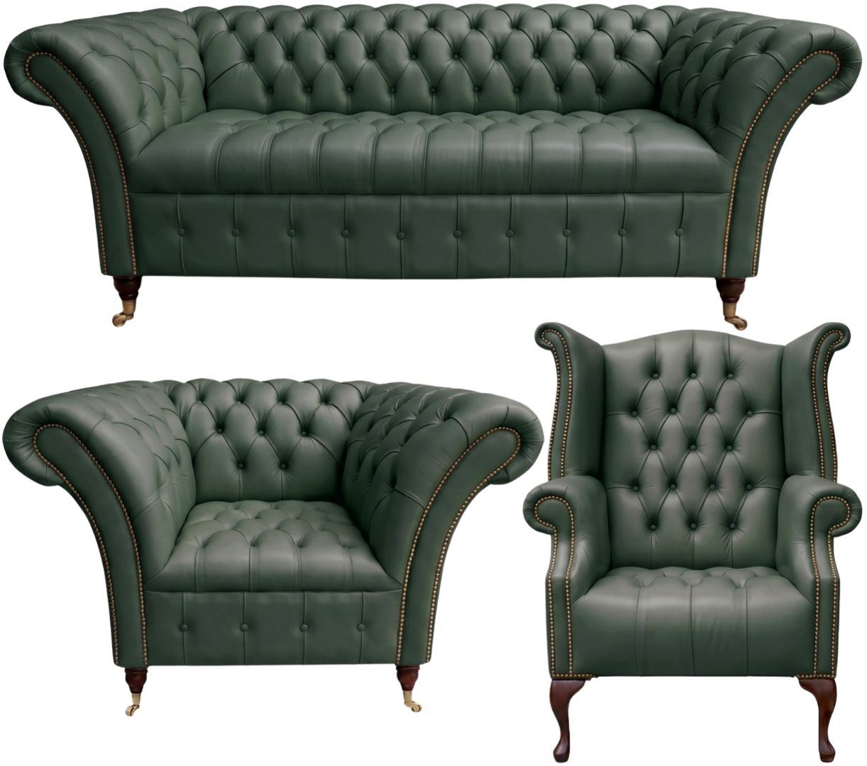 The Buckingham Chesterfield 3 Piece Suite