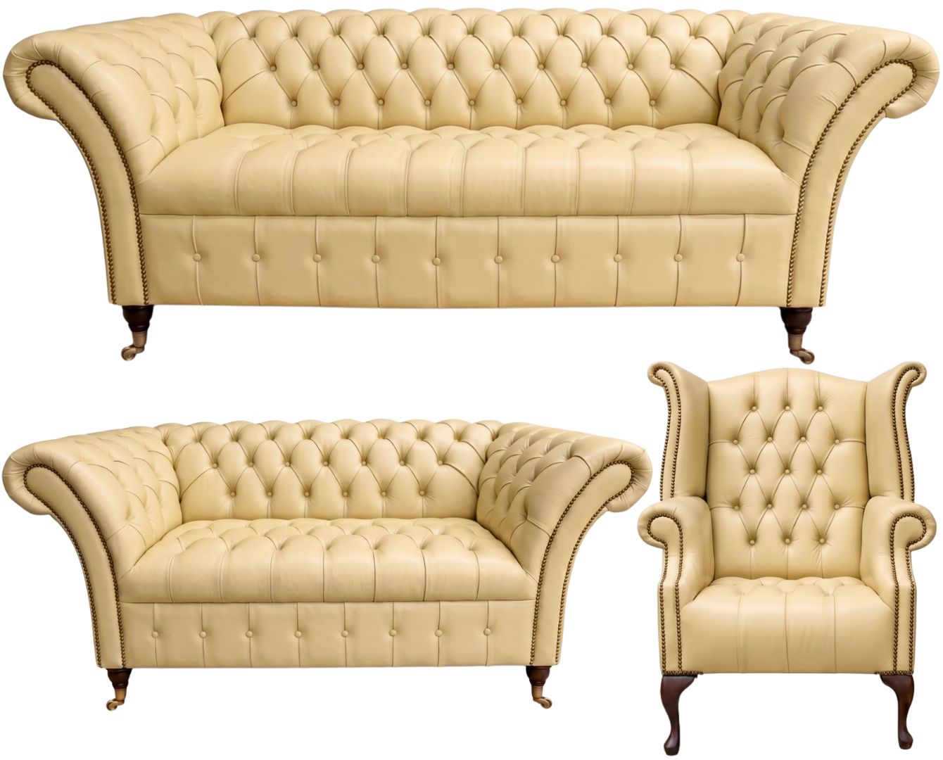 The Buckingham Chesterfield 3 Piece Suite