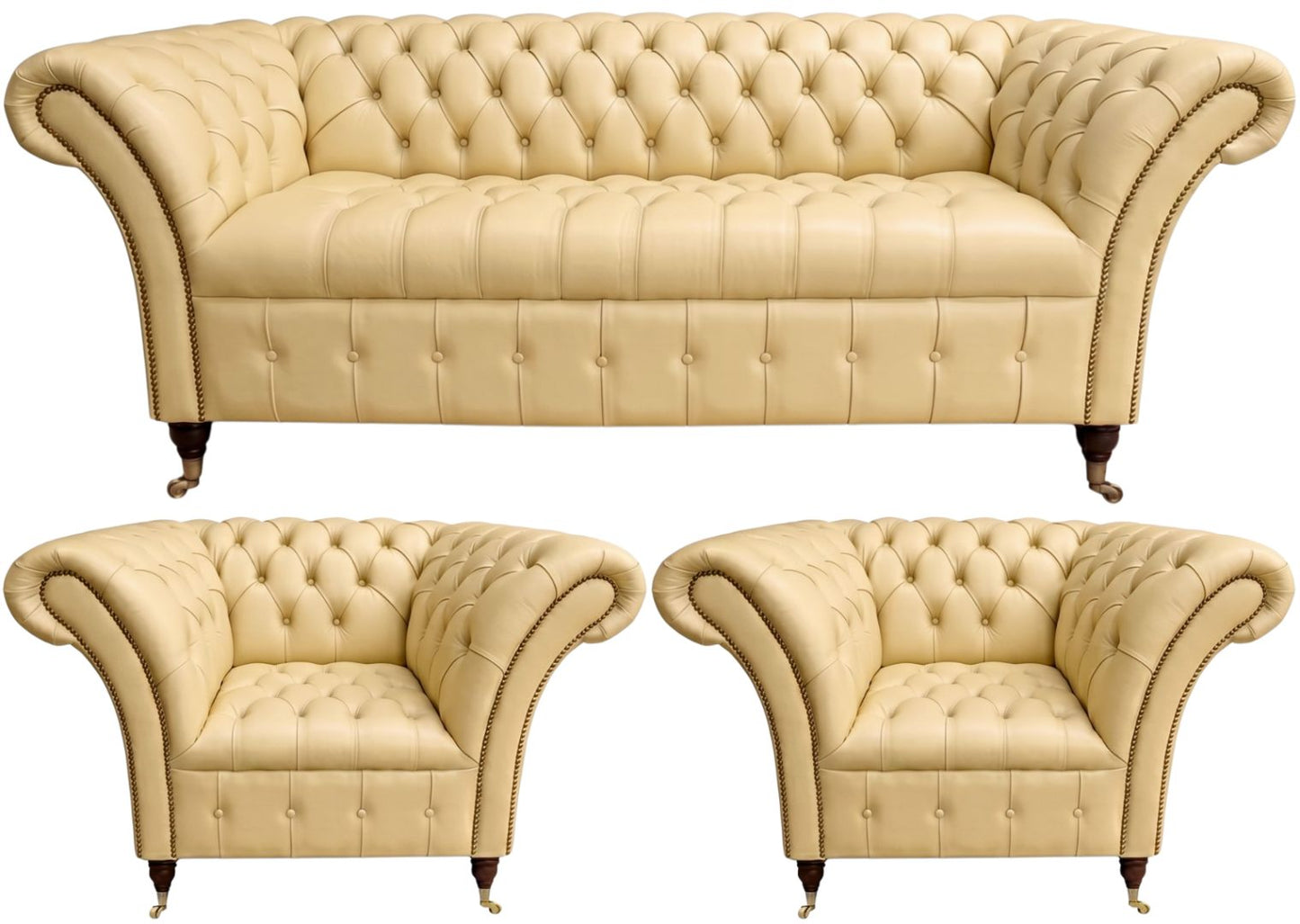 The Buckingham Chesterfield 3 Piece Suite
