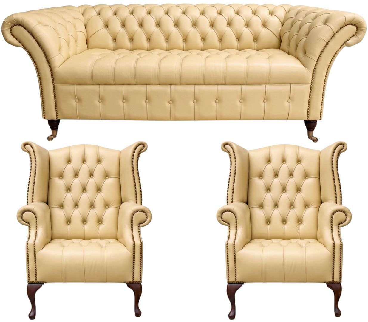 The Buckingham Chesterfield 3 Piece Suite