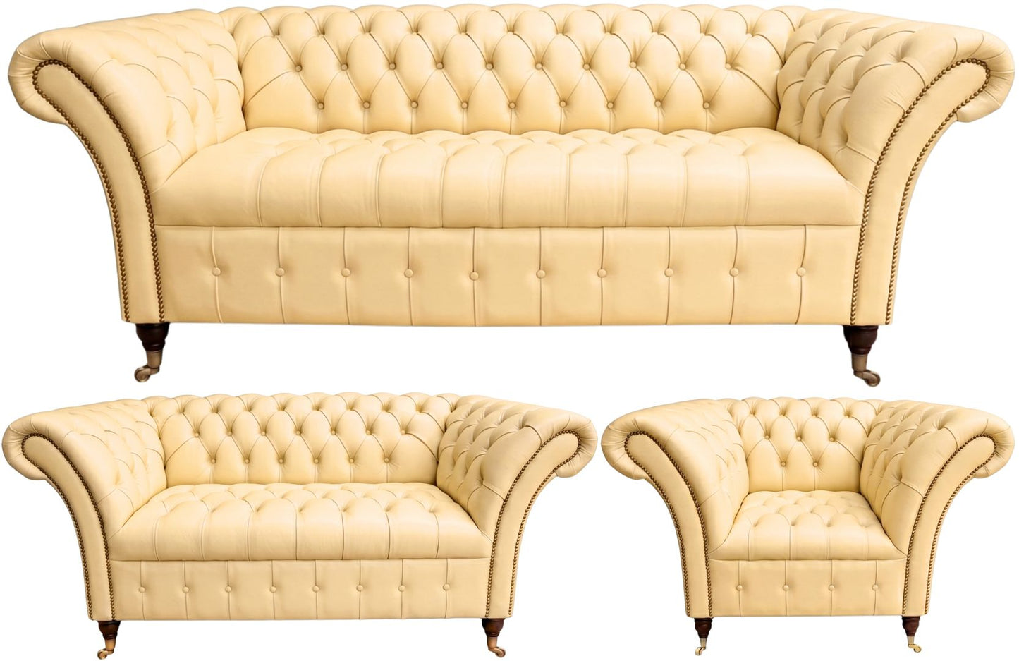 The Buckingham Chesterfield 3 Piece Suite