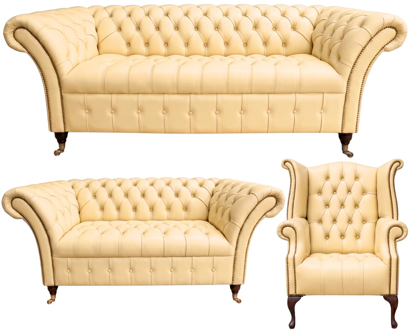 The Buckingham Chesterfield 3 Piece Suite