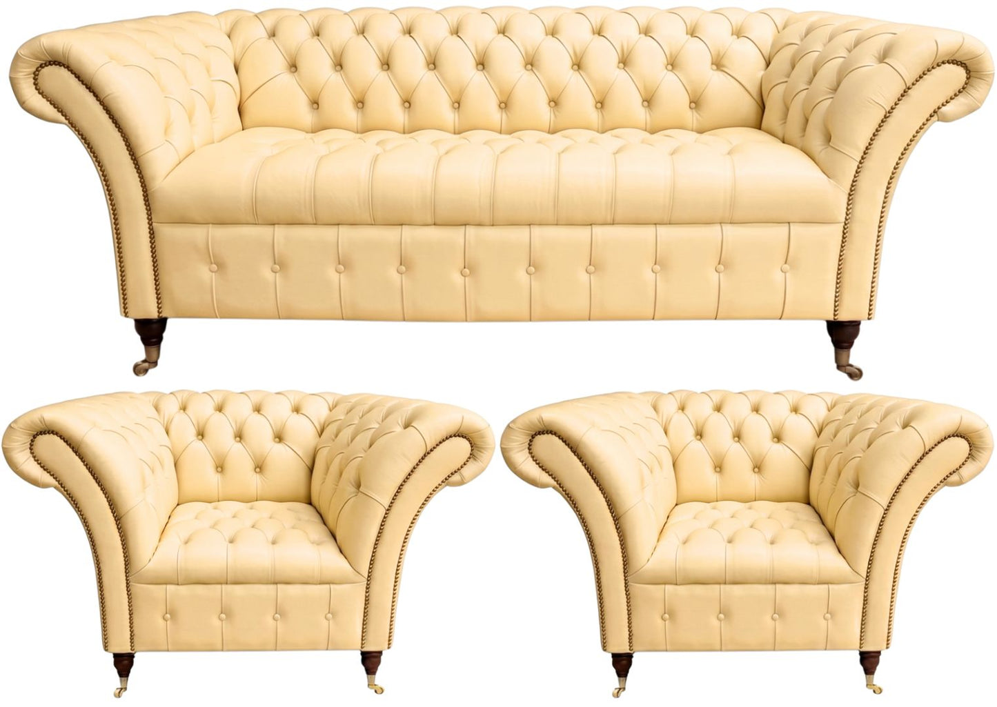 The Buckingham Chesterfield 3 Piece Suite