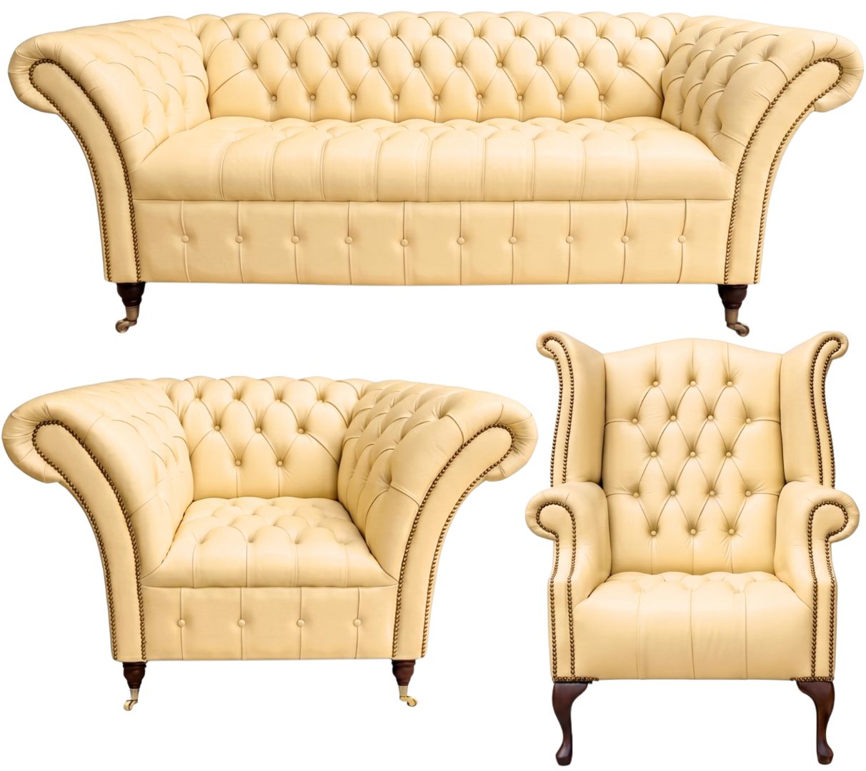The Buckingham Chesterfield 3 Piece Suite