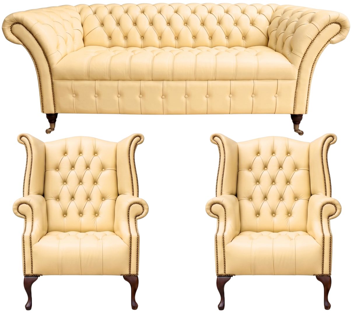 The Buckingham Chesterfield 3 Piece Suite