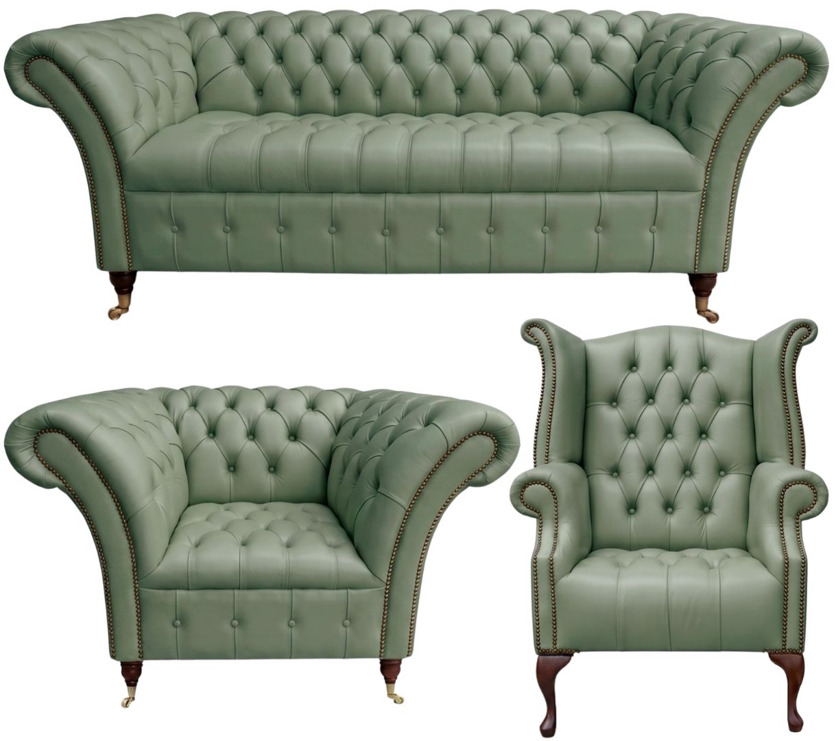 The Buckingham Chesterfield 3 Piece Suite