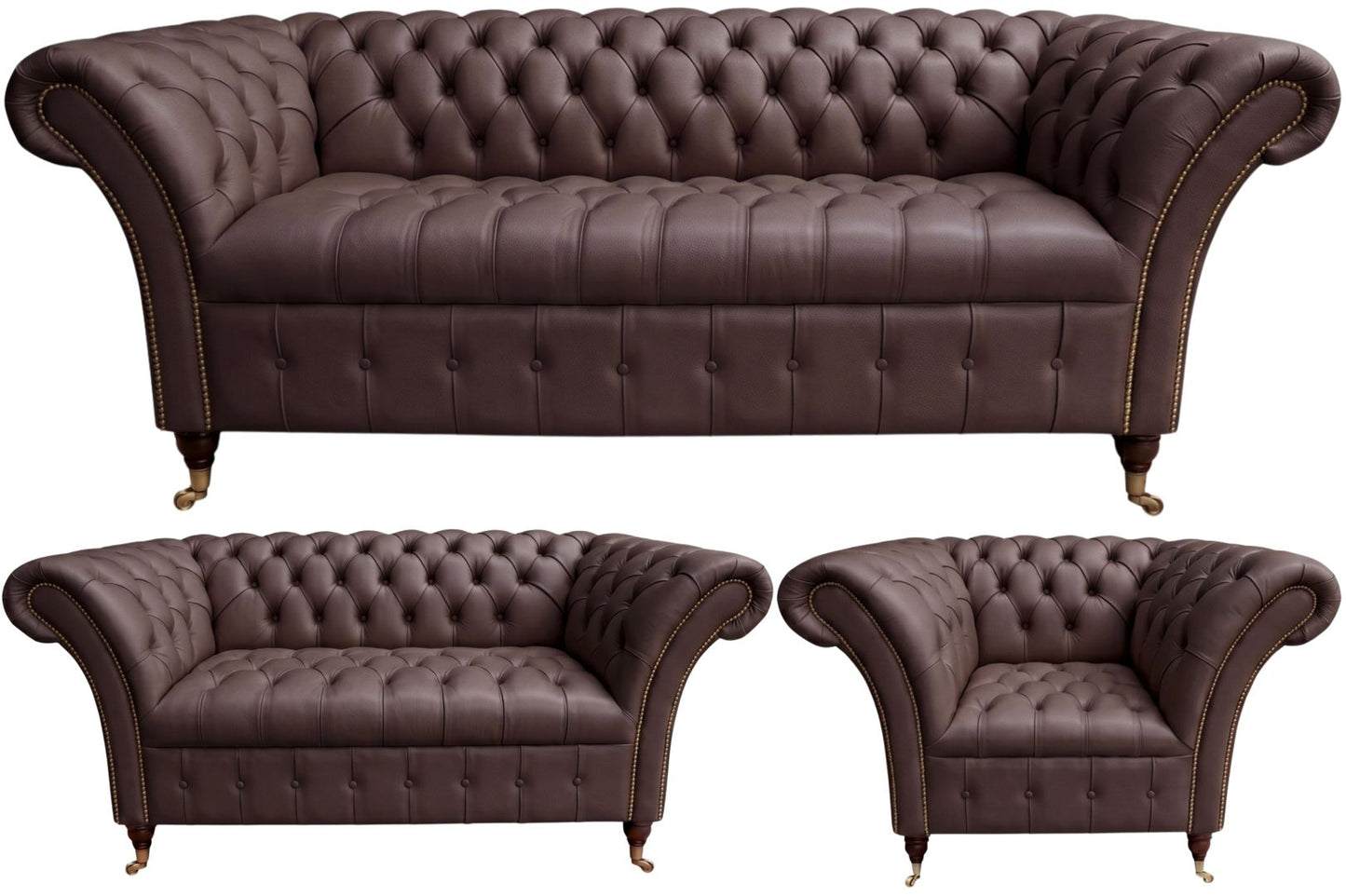 The Buckingham Chesterfield 3 Piece Suite