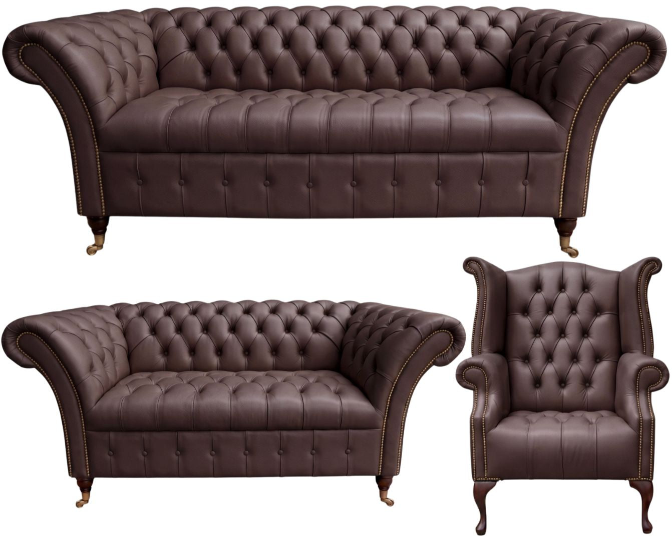 The Buckingham Chesterfield 3 Piece Suite
