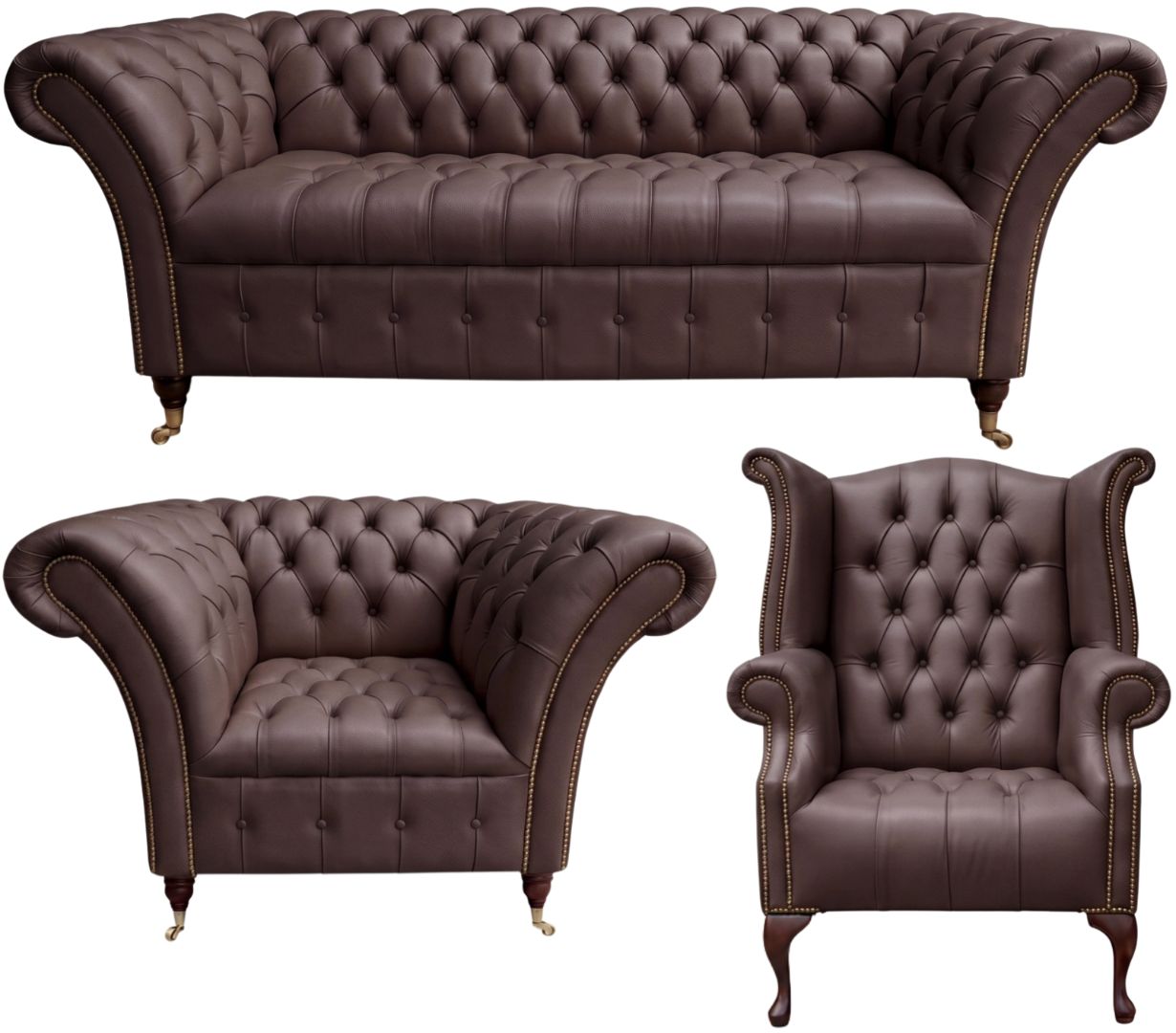 The Buckingham Chesterfield 3 Piece Suite