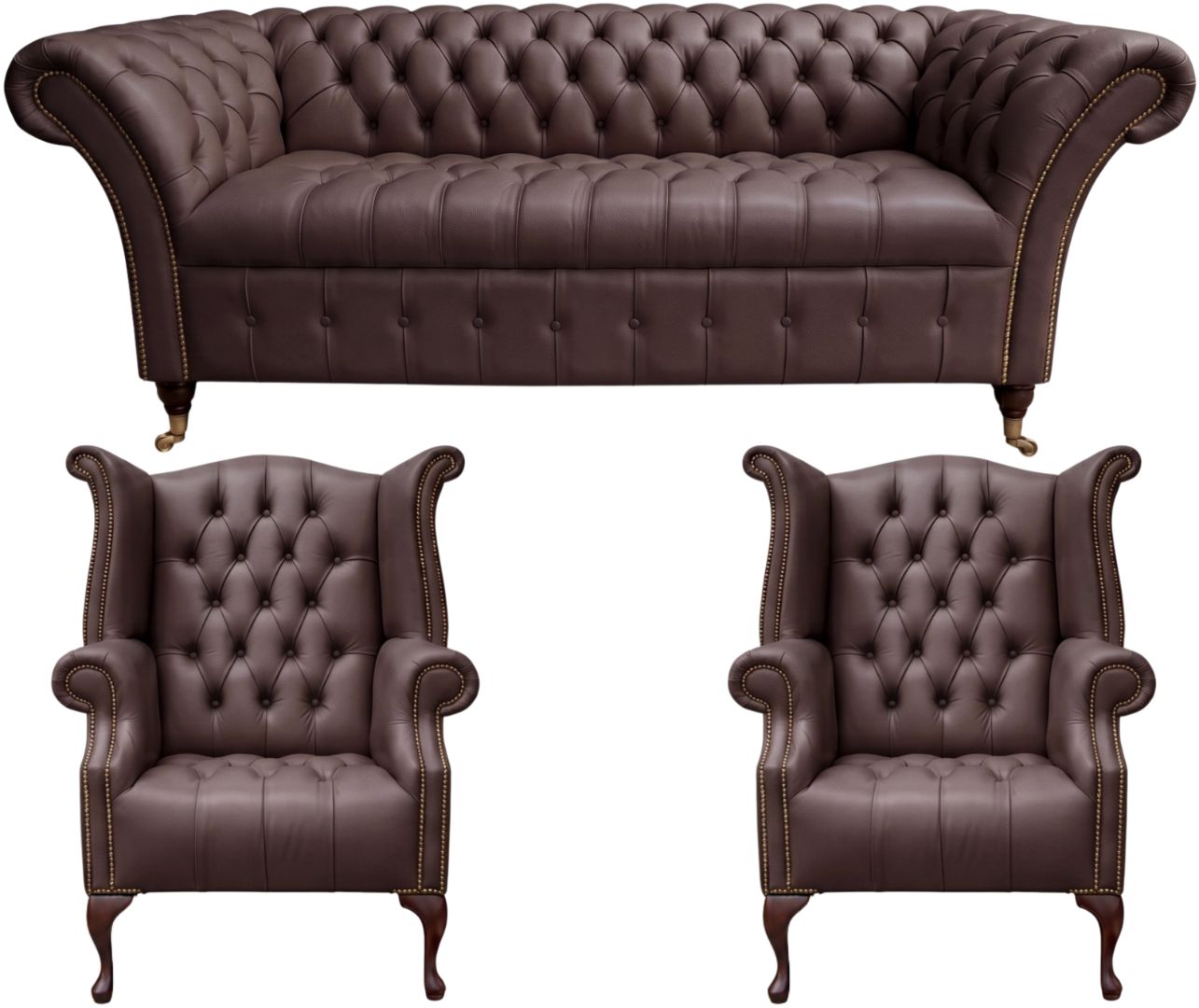 The Buckingham Chesterfield 3 Piece Suite