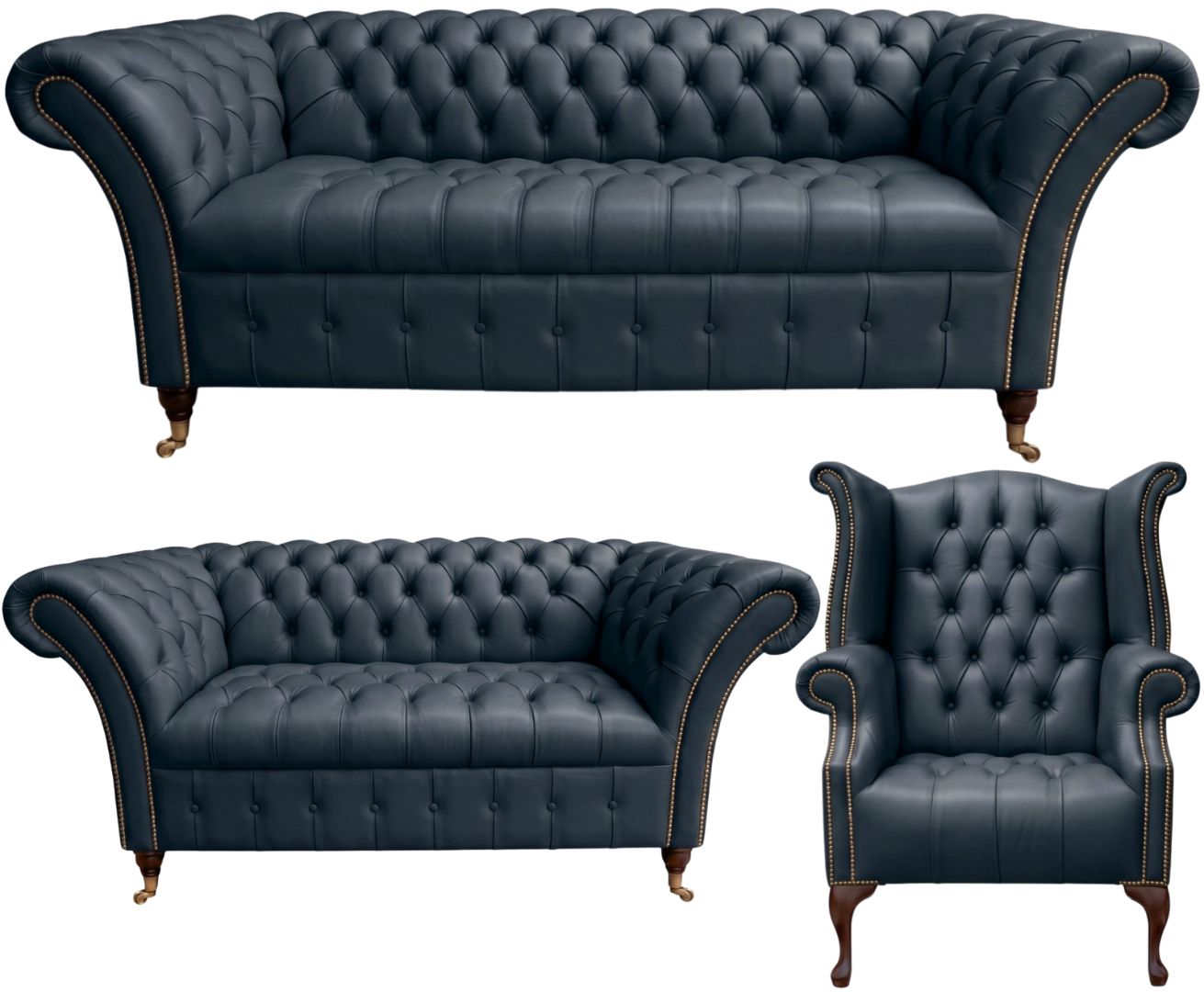 The Buckingham Chesterfield 3 Piece Suite