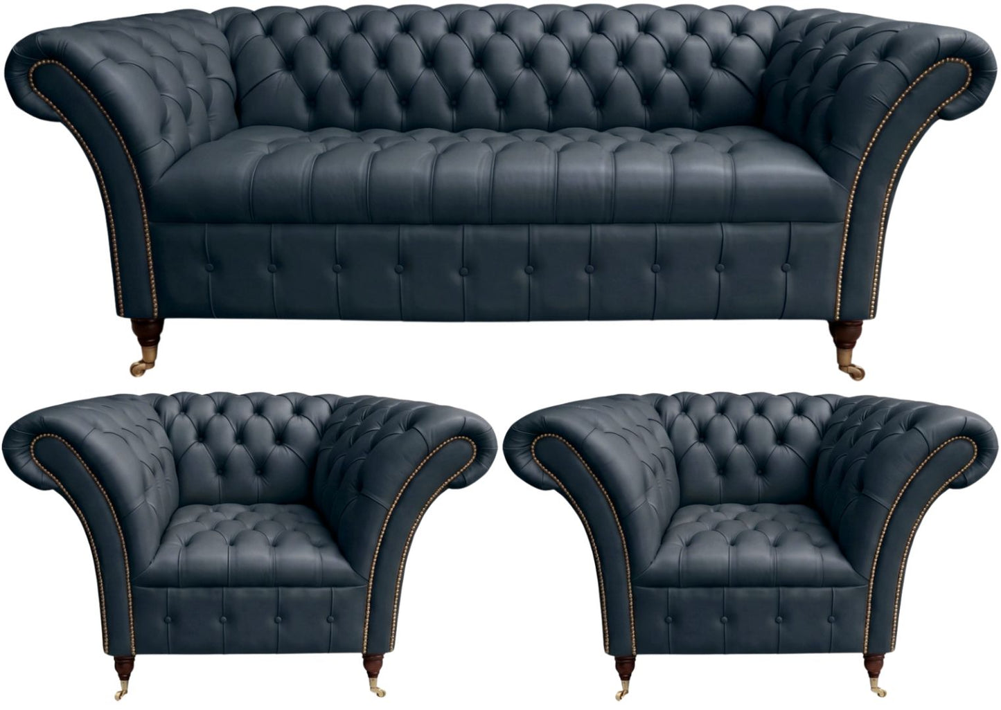 The Buckingham Chesterfield 3 Piece Suite
