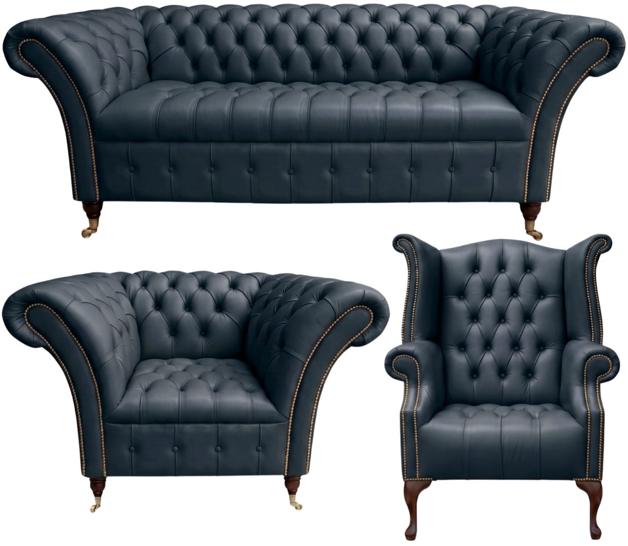 The Buckingham Chesterfield 3 Piece Suite