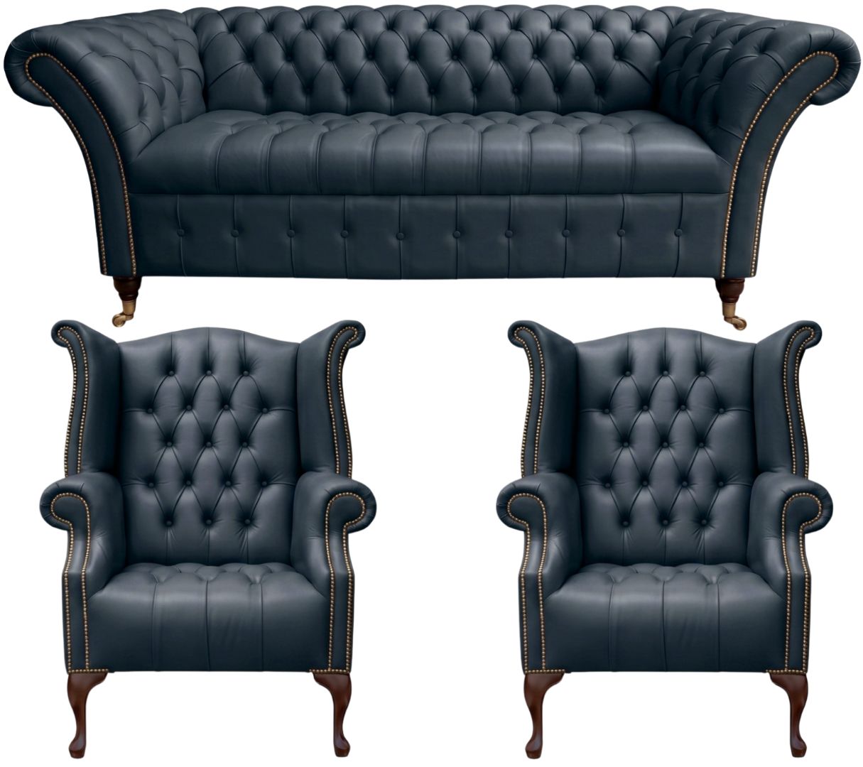 The Buckingham Chesterfield 3 Piece Suite