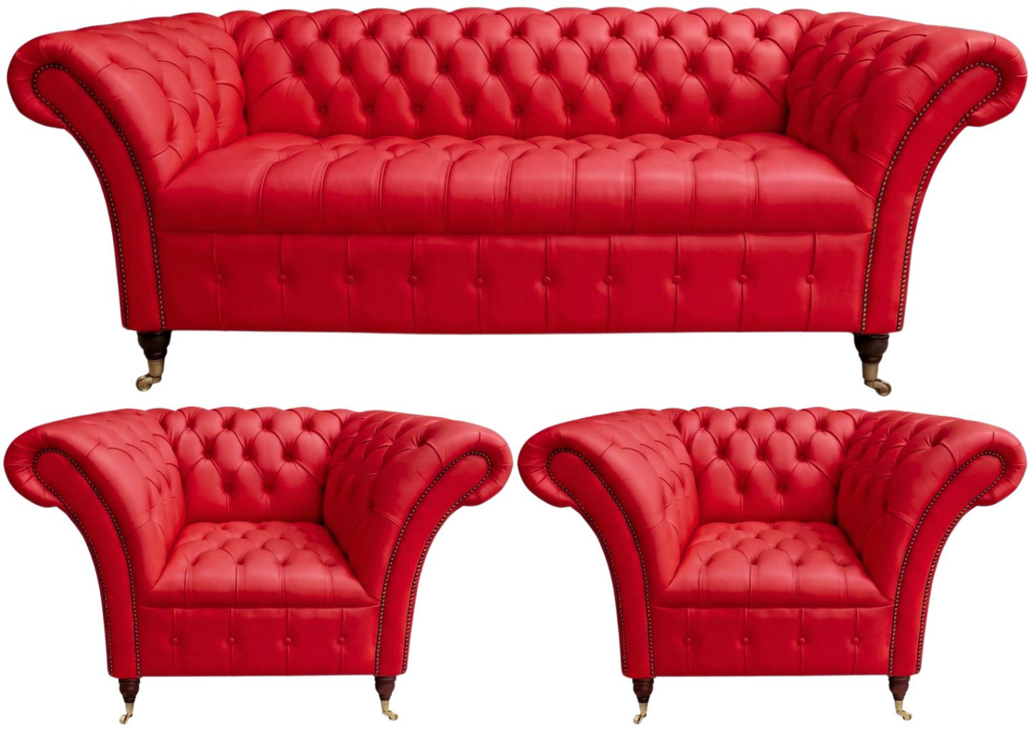 The Buckingham Chesterfield 3 Piece Suite