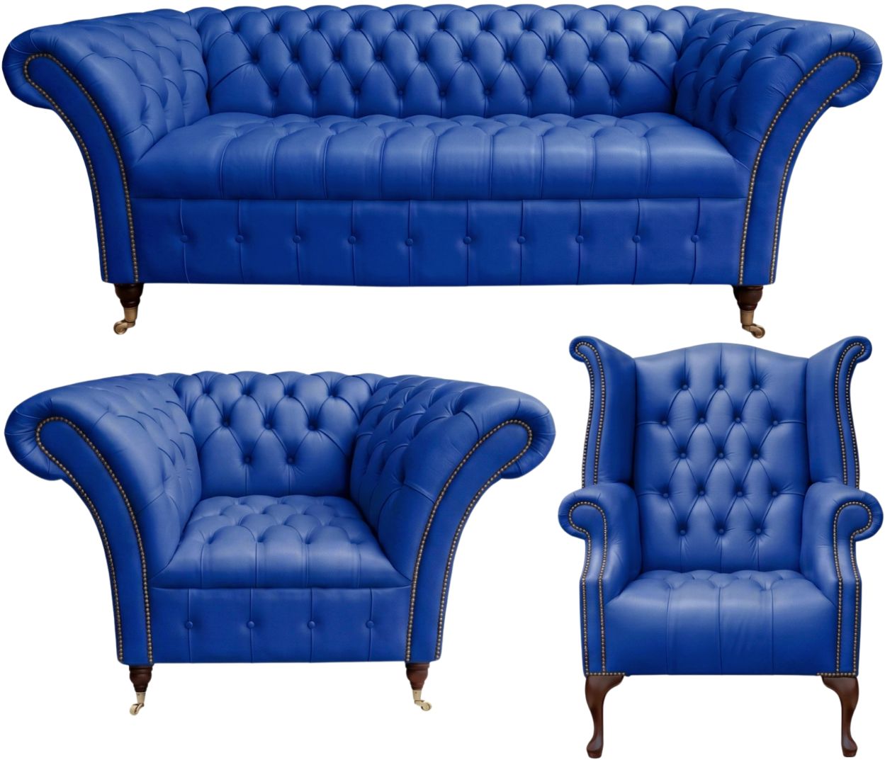 The Buckingham Chesterfield 3 Piece Suite