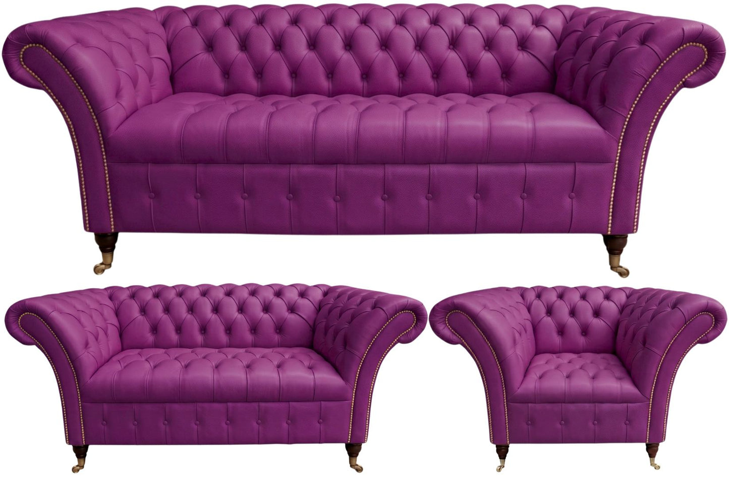The Buckingham Chesterfield 3 Piece Suite