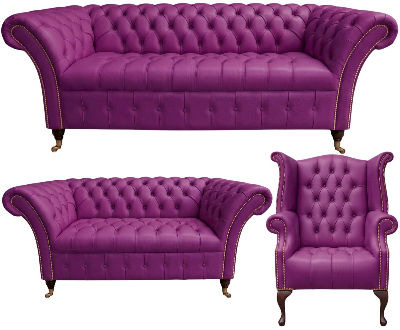The Buckingham Chesterfield 3 Piece Suite