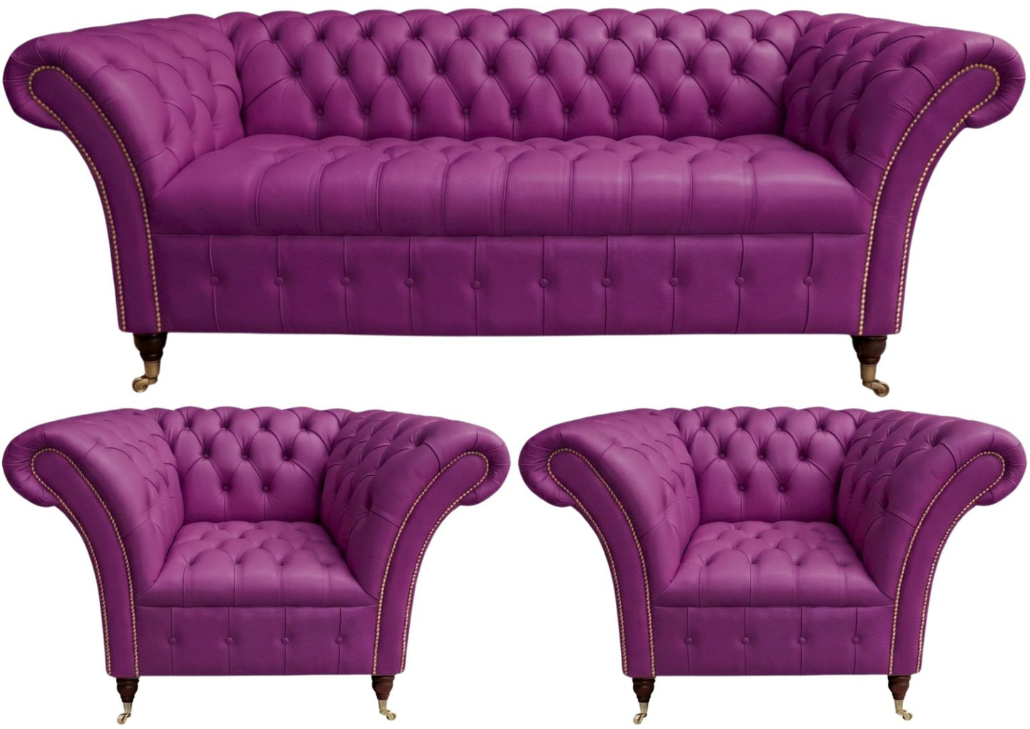 The Buckingham Chesterfield 3 Piece Suite