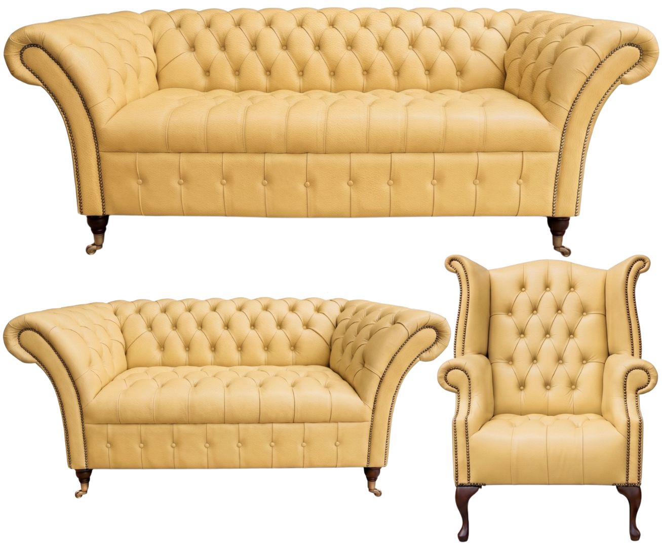 The Buckingham Chesterfield 3 Piece Suite