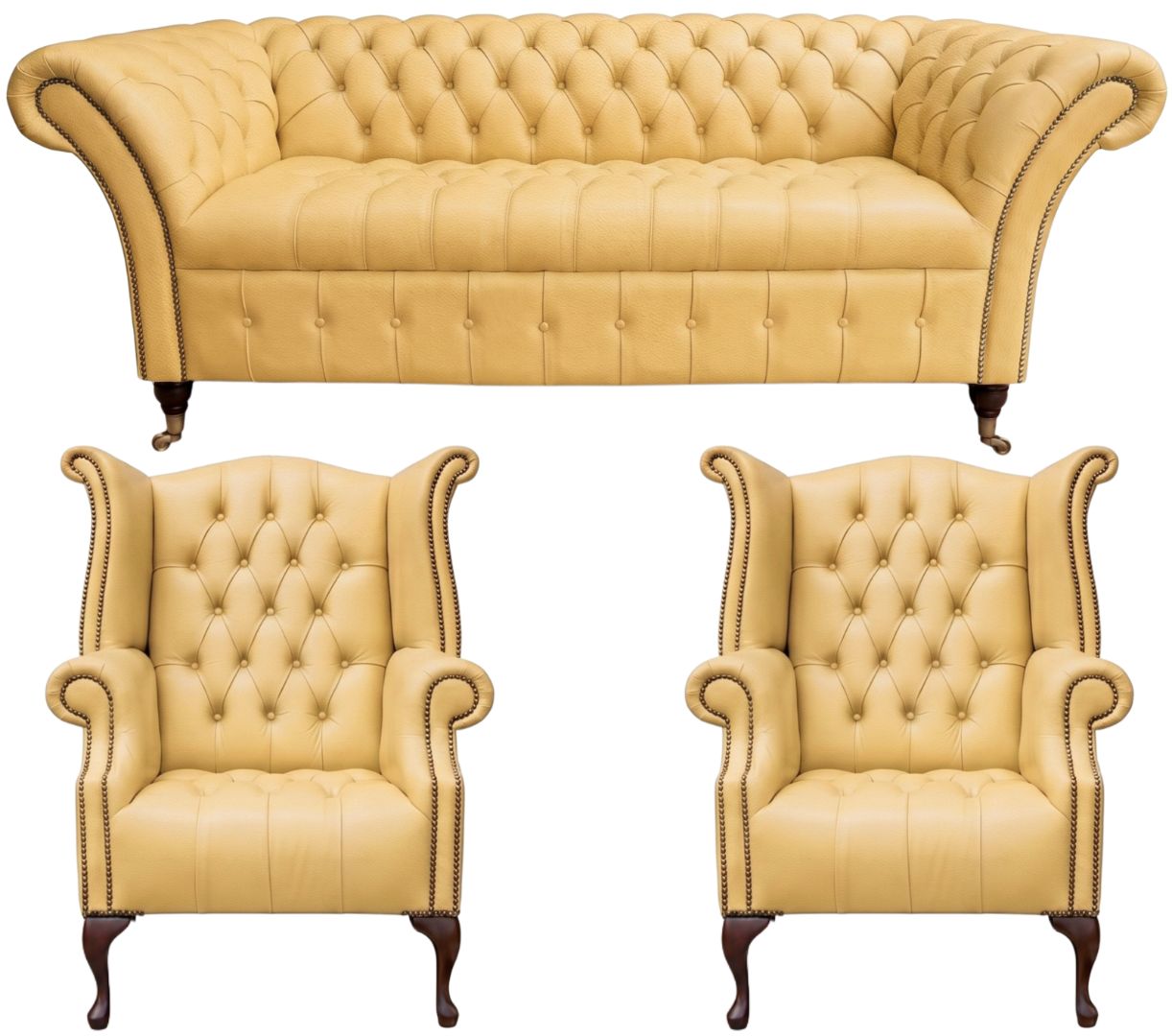 The Buckingham Chesterfield 3 Piece Suite