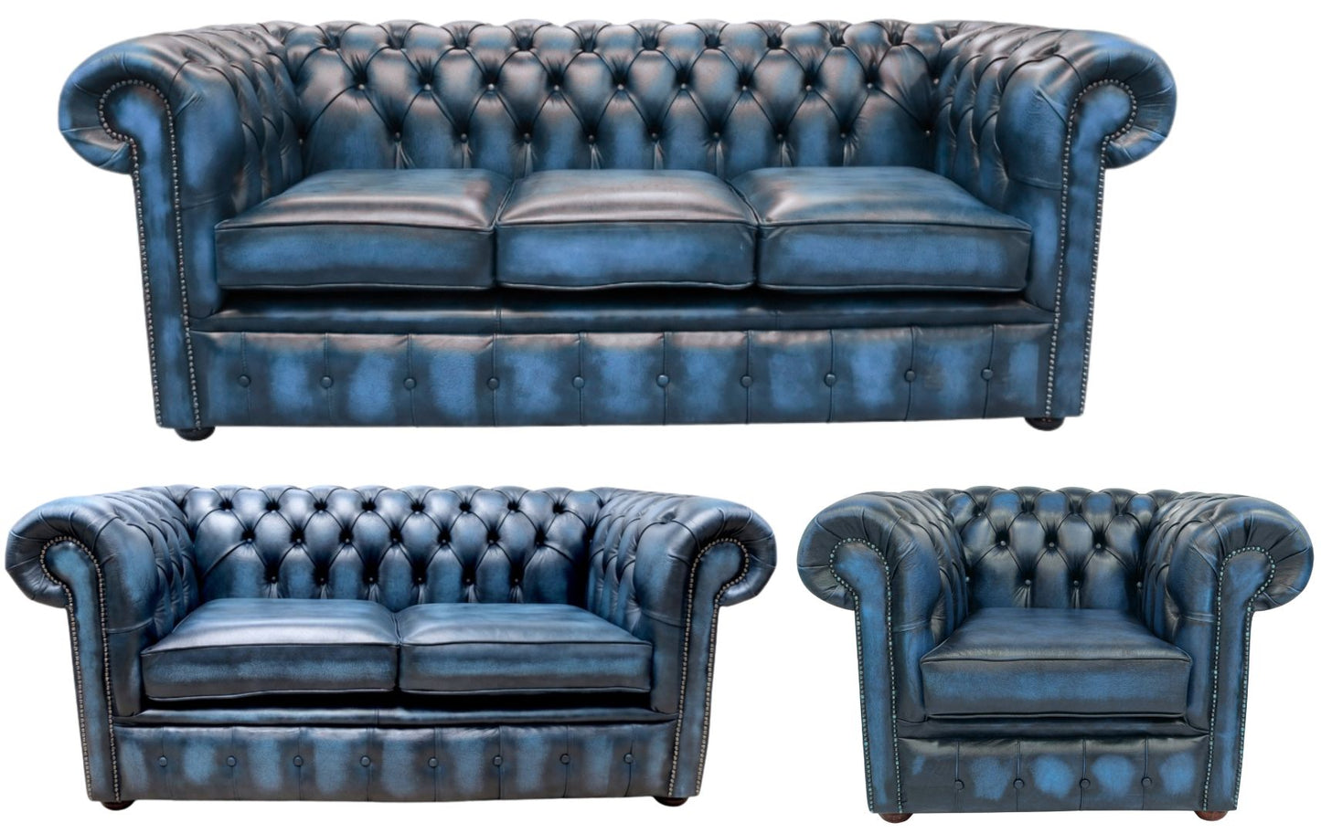 The Cambridge Chesterfield 3 Piece Suite