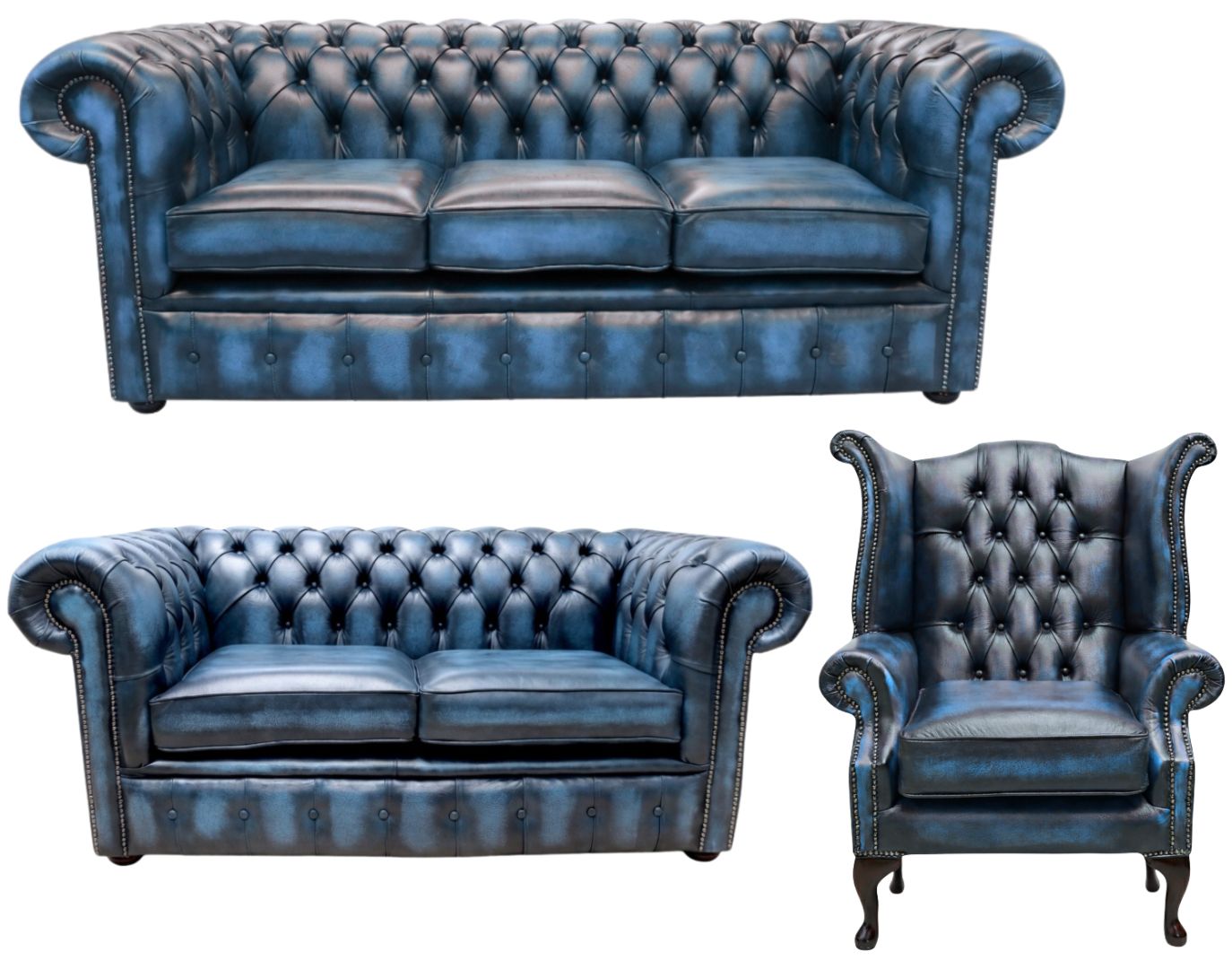 The Cambridge Chesterfield 3 Piece Suite