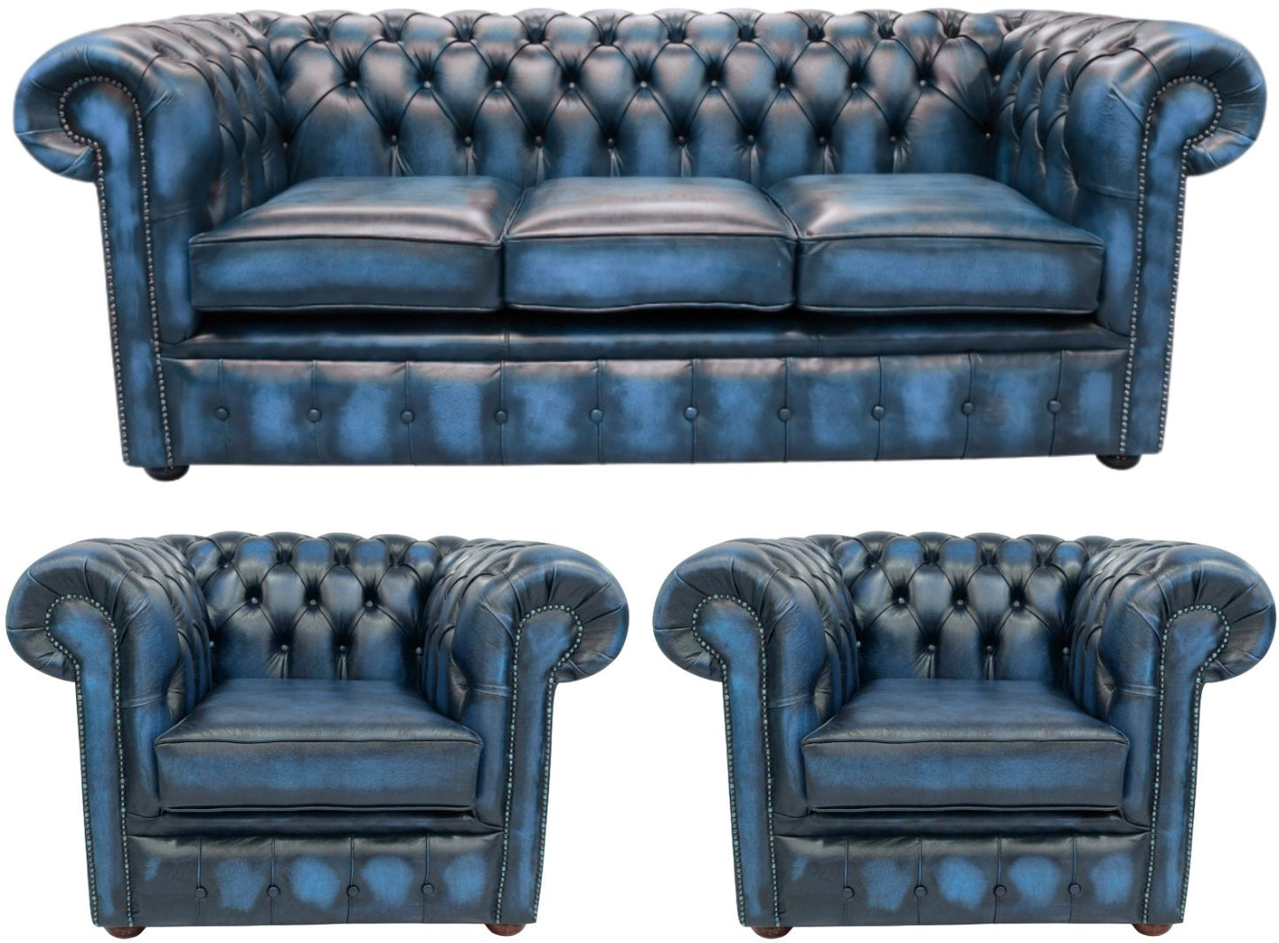 The Cambridge Chesterfield 3 Piece Suite