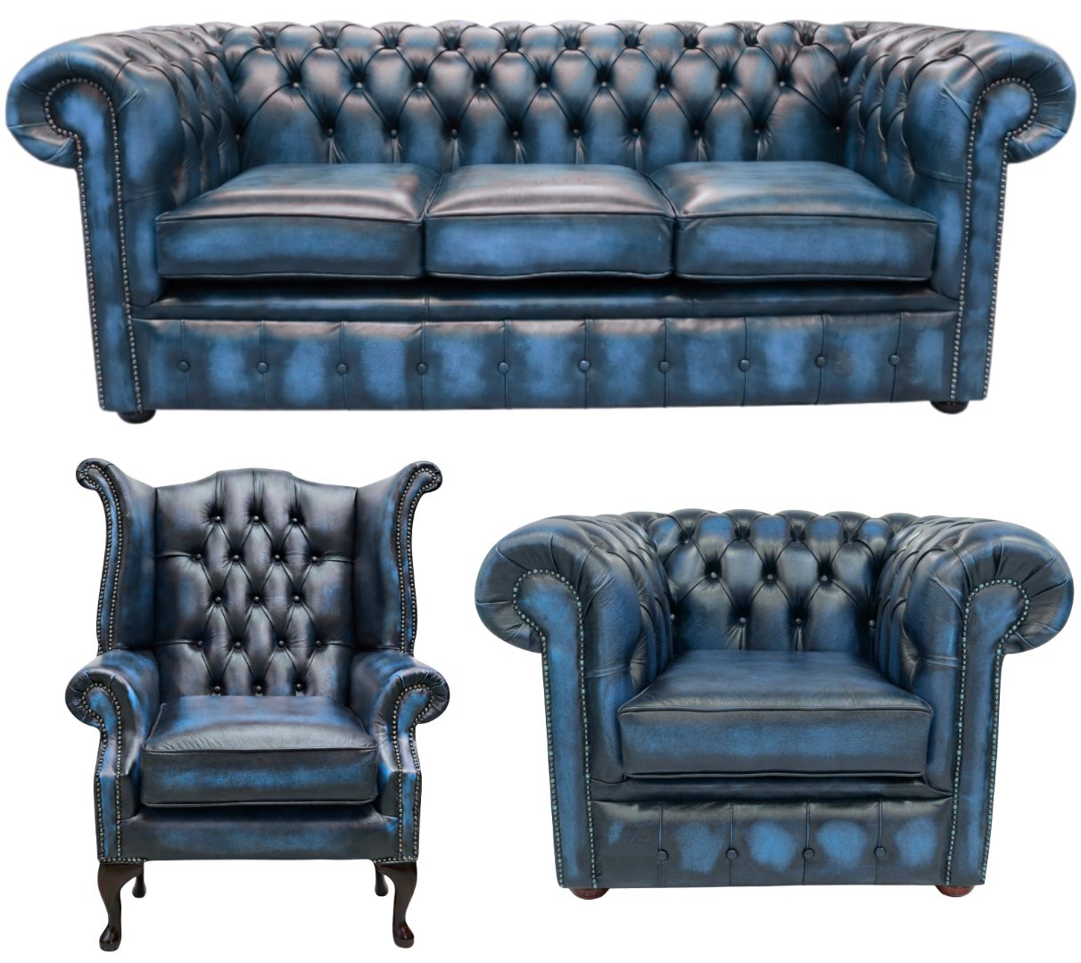The Cambridge Chesterfield 3 Piece Suite