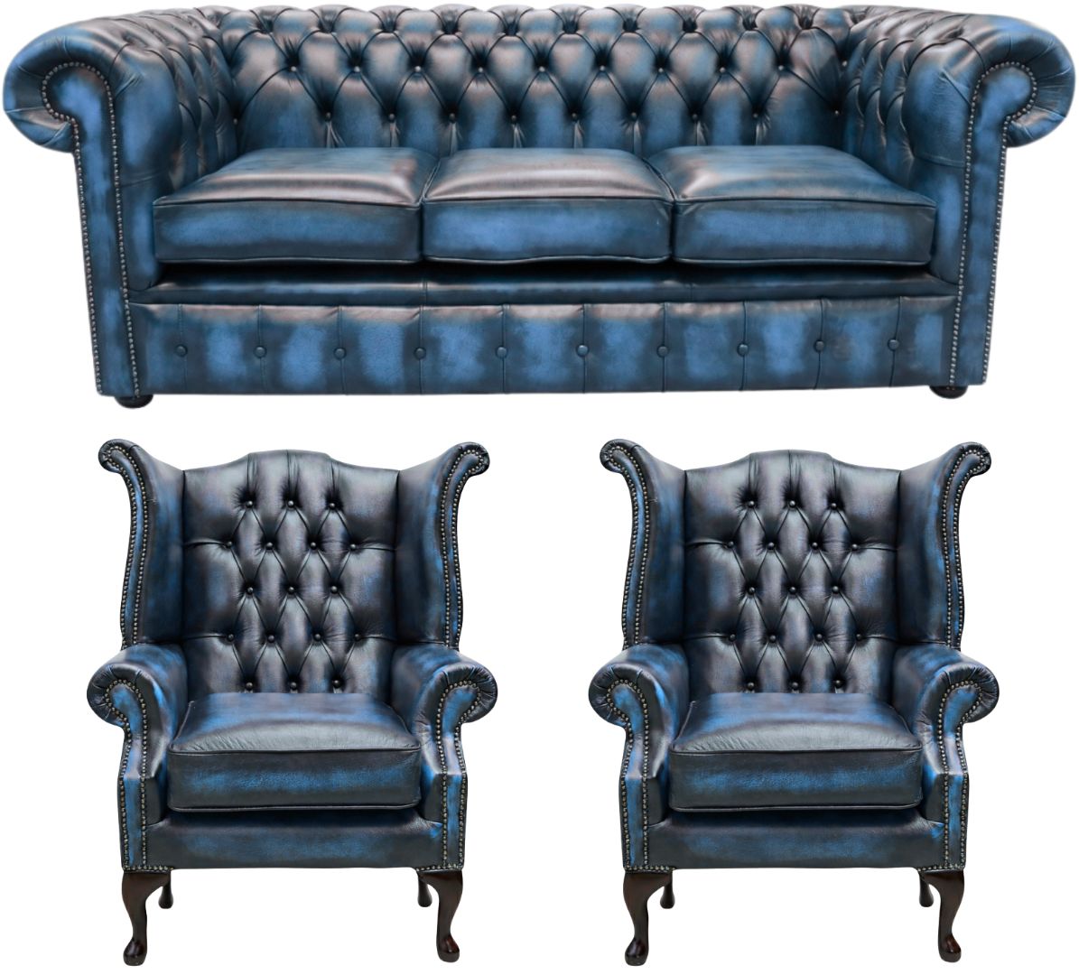 The Cambridge Chesterfield 3 Piece Suite