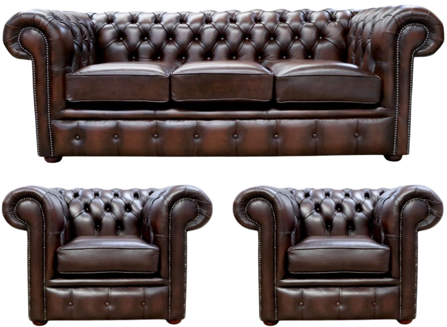 The Cambridge Chesterfield 3 Piece Suite