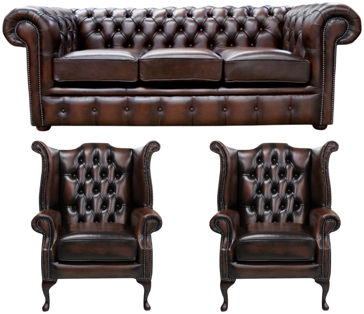 The Cambridge Chesterfield 3 Piece Suite