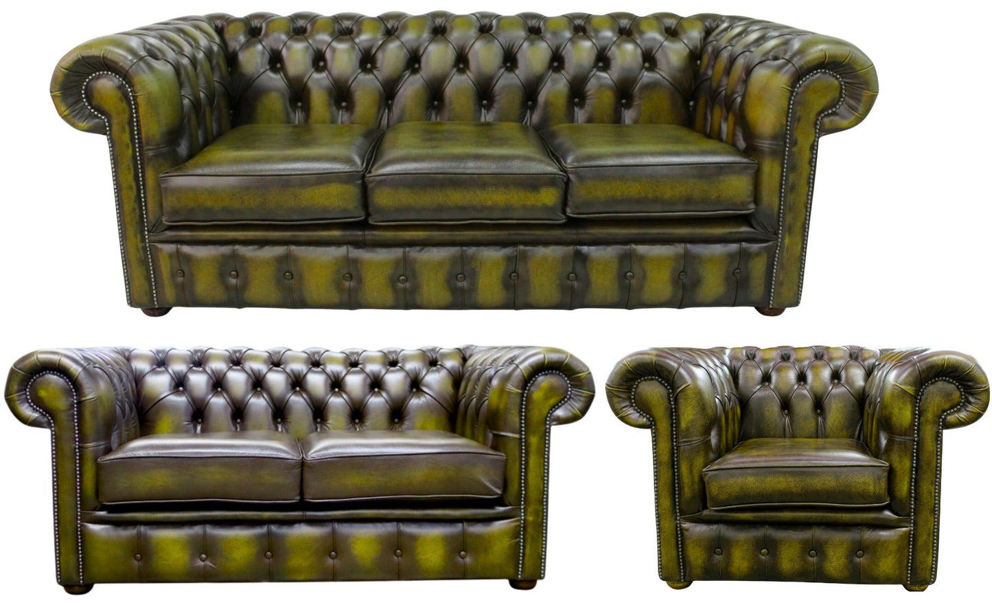 The Cambridge Chesterfield 3 Piece Suite