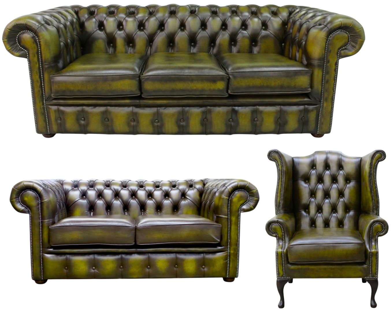 The Cambridge Chesterfield 3 Piece Suite