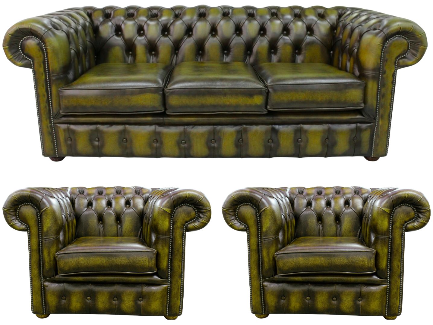 The Cambridge Chesterfield 3 Piece Suite