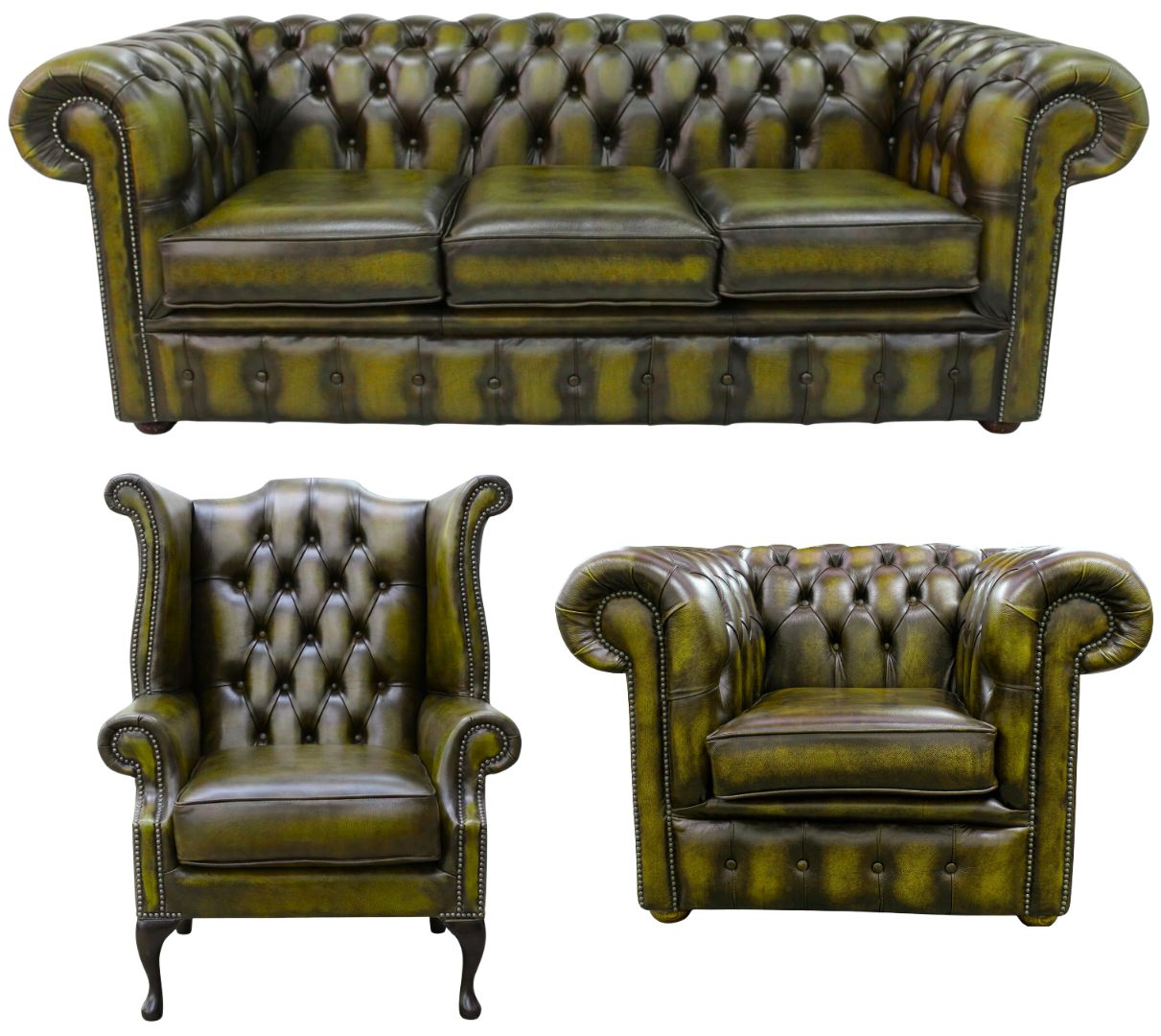 The Cambridge Chesterfield 3 Piece Suite