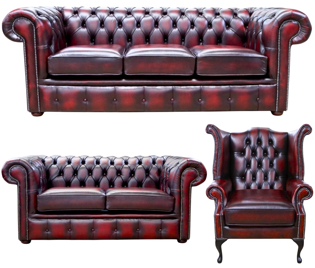 The Cambridge Chesterfield 3 Piece Suite